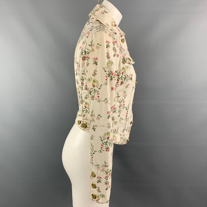 VIVIENNE WESTWOOD ANGLOMANIA x LEE Size S Multi-Color Floral Cotton Jacket