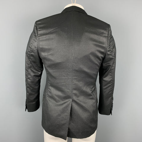 VERSACE COLLECTION Trend Size 36 Black Metallic Viscose Blend Sport Coat