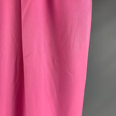 RALPH LAUREN Size 36 Pink Silk Pleated Dress Pants