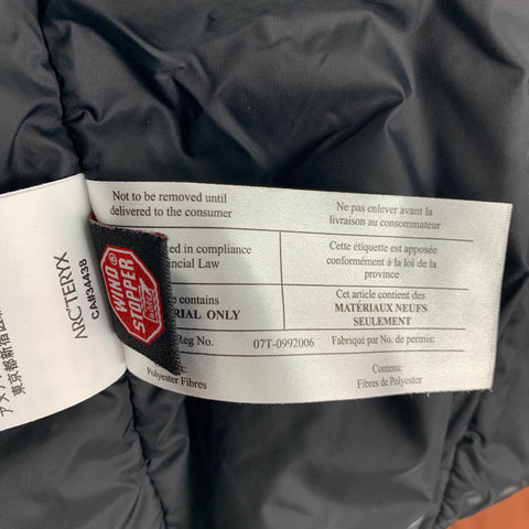 ARCTERYX Size M Rust Nylon Padded Jacket