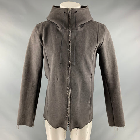OURET Taille M Sweat à capuche en coton polyuréthane gris