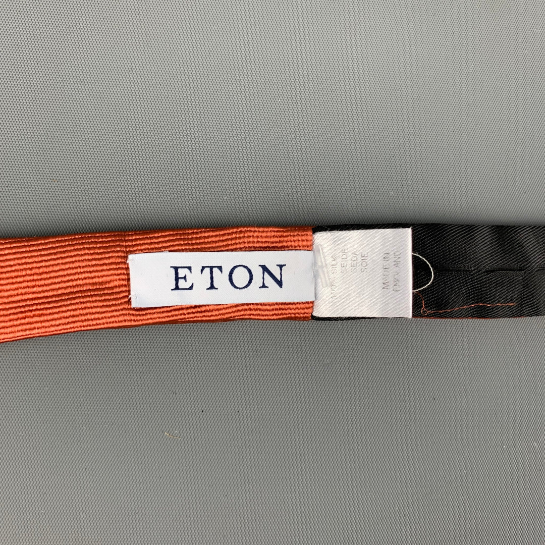 ETON Rust Silk Bow Tie