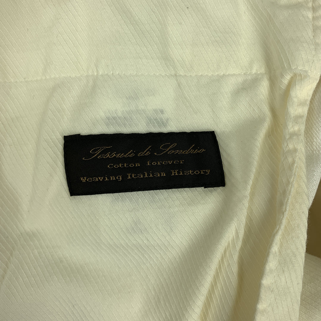 BISHITTO Talla 29 Pantalones cortos blancos de algodón/lino con bragueta y cremallera