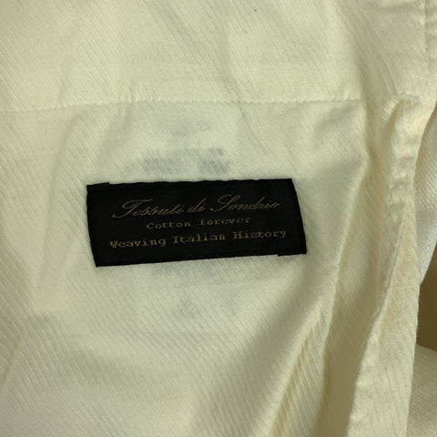BISHITTO Size 29 White Cotton / Linen Zip Fly Shorts