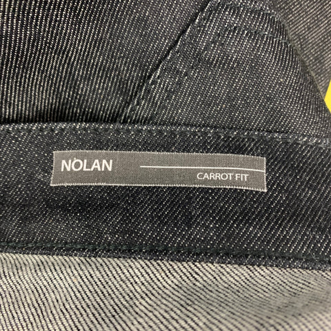DONDUP x NOLAN Taille 30 Jean court en coton indigo avec braguette boutonnée