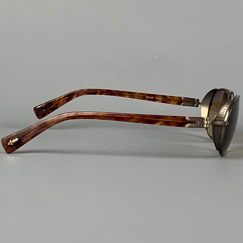 MATSUDA Tortoise Shell Metal Prescription Sunglasses