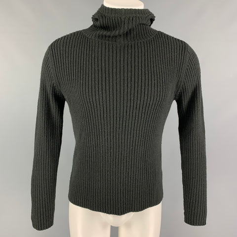 G-STAR Size M Grey Knit Acrylic Wool Hoodie Sweater