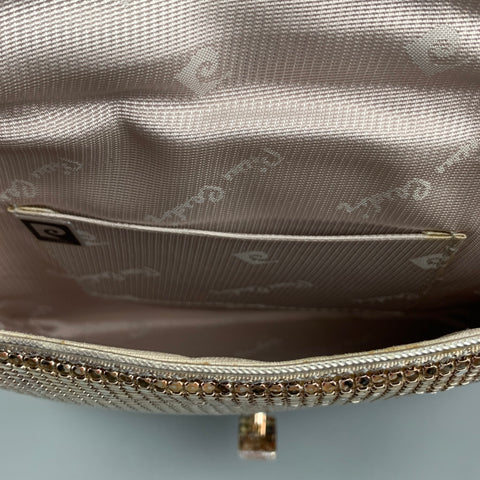 Vintage PIERRE CARDIN Silver Mesh Metal Evening Handbag