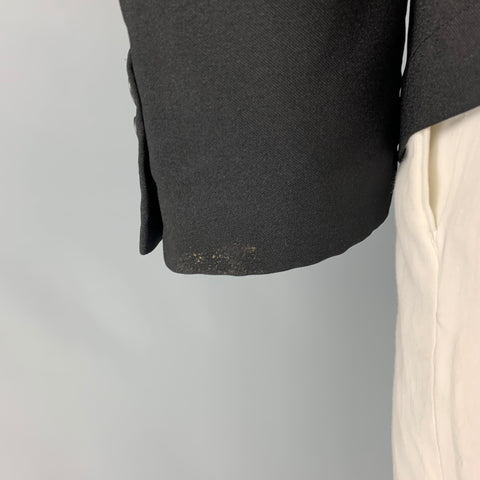 COMME des GARCONS Size XL Black Contrast Stitch Polyester Jacket