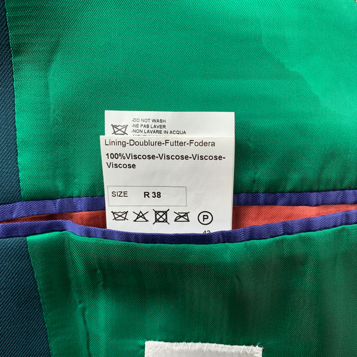 PAUL SMITH Soho Fit Size 38 Regular Forest Green Wool Notch Lapel Sport Coat
