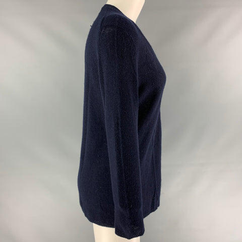 TSE Cárdigan extragrande de cachemira azul marino talla XS