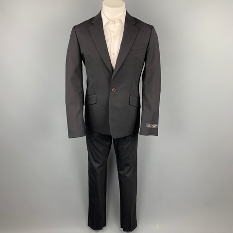 VIVIENNE WESTWOOD MAN James Size 40 Black Wool Notch Lapel Suit