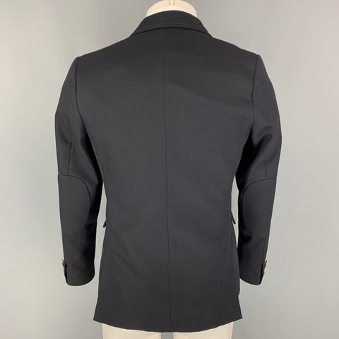 BAND OF OUTSIDERS Size 38 Navy Wool Notch Lapel Sport Coat