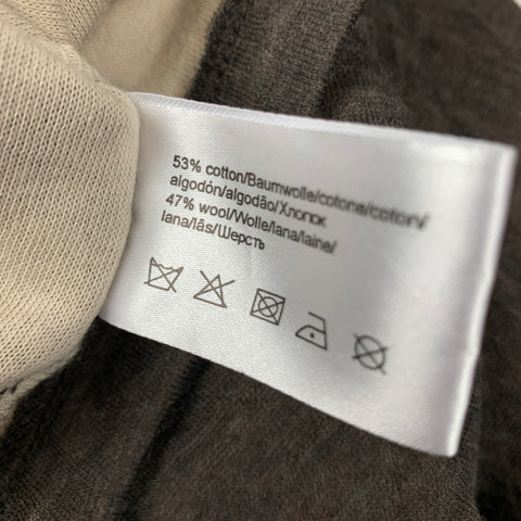 BOSS by HUGO BOSS Size XL Brown Heather Cotton / Wool V-Neck Pullover
