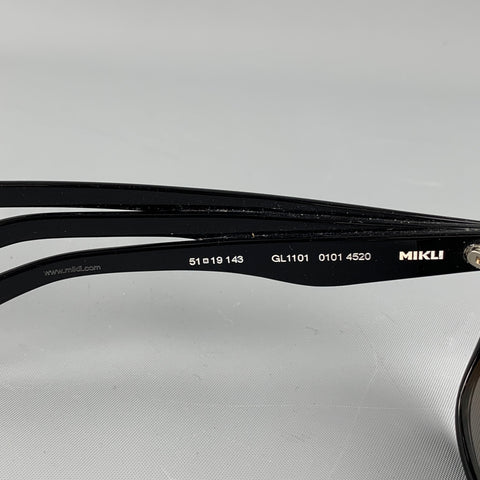 Vintage JEAN PAUL GAULTIER by MIKLI Black Acetate Sunglasses