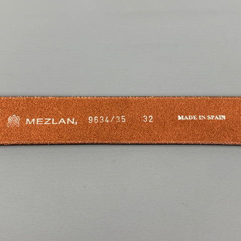 MEZLAN Size 32 Brown Leather Belt
