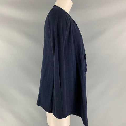 VELVET Cárdigan de mezcla de rayón azul marino talla S