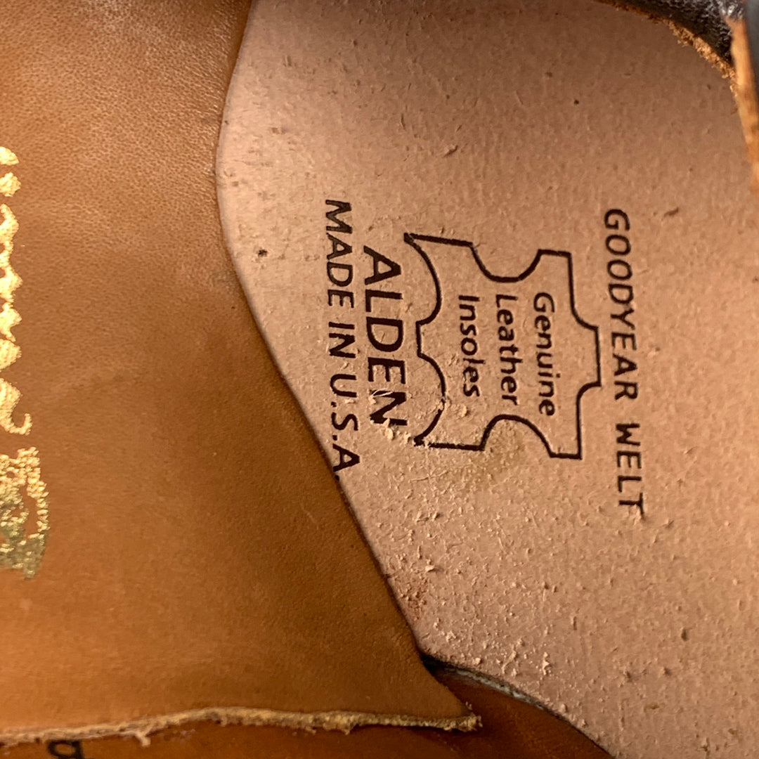 ALDEN Bootmaker Edition Size 7 Brown Leather Tassels Loafers