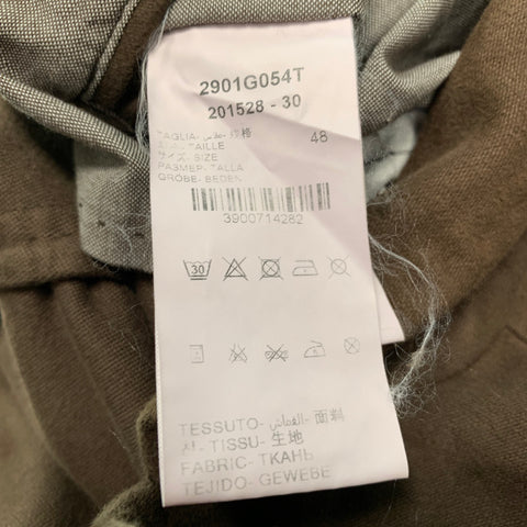 MANUEL RITZ Taille 38 Veste simple boutonnage en coton élasthanne marron