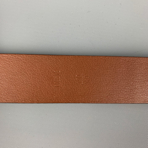 LOUIS VUITTON Size 40 Brown Leather Belt
