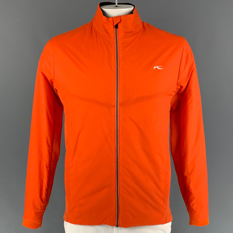 KJUS Size 42 Orange Polyamide Zip Up Jacket