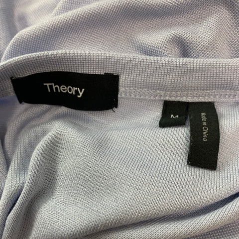 THEORY Size M Blue Modal Blend Jersey T-shirt