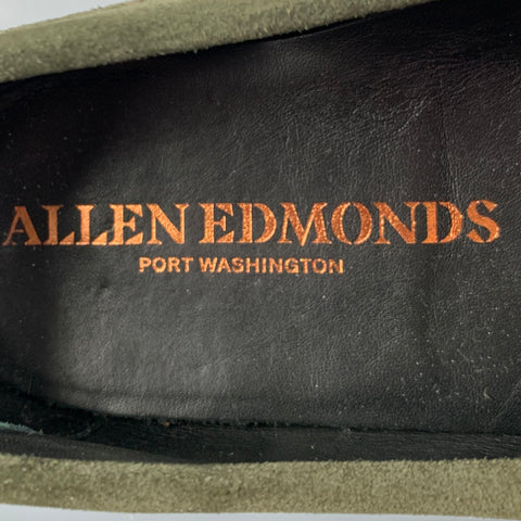 ALLEN EDMONDS Size 10.5 Green Penny Loafers