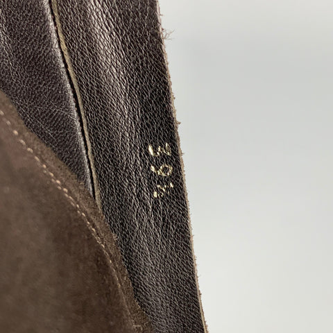 PRADA Talla 9.5 Botines de ante marrón