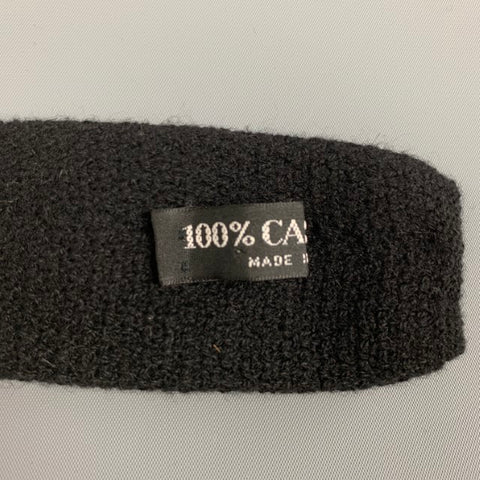 POLO by RALPH LAUREN Black Textured Cashmere Tie