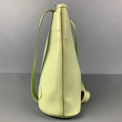 LONGCHAMP Sac à bandoulière en simili cuir menthe