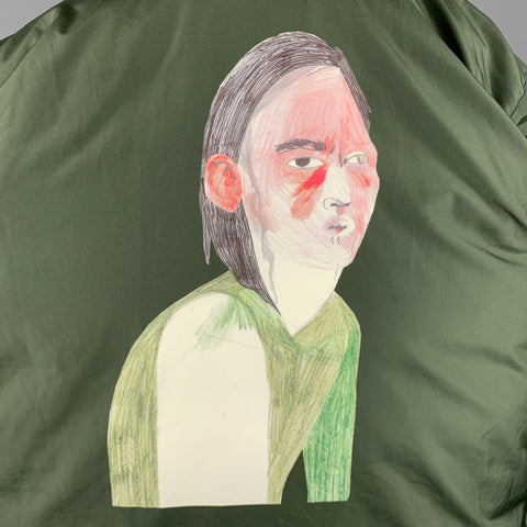 RAF SIMONS - TO THE ARCHIVES NO LONGER RELEVANT Size S Black Down Filled Jacket