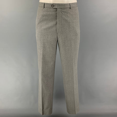 BURBERRY LONDON Size 42 Long Gray Wool Notch Lapel Suit