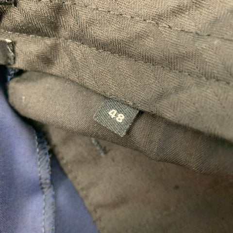 THE KOOPLES Size 32 Blue Wool Zip Fly Dress Pants