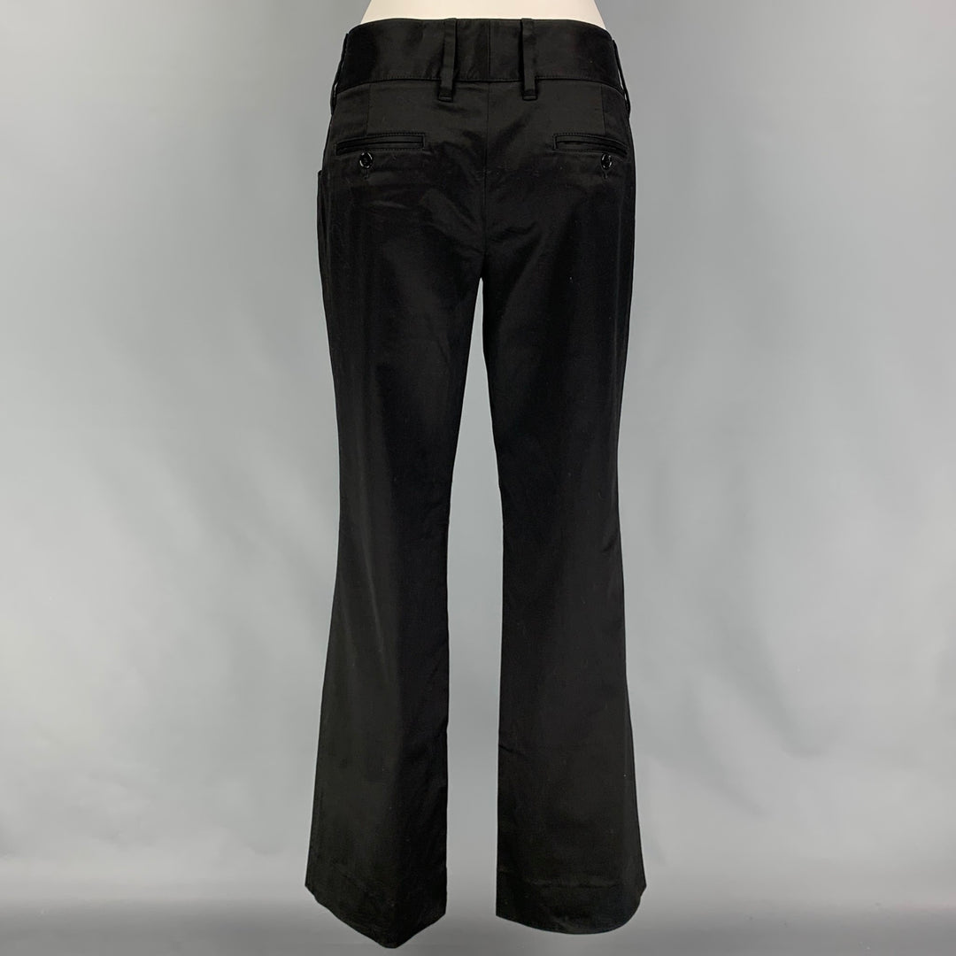DOLCE & GABBANA Size 8 Black Cotton Blend Low Rise Dress Pants – Sui  Generis Designer Consignment