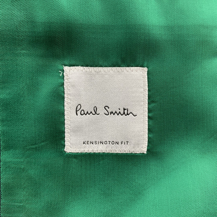 PAUL SMITH Size 38 Green Wool / Mohair Notch Lapel Suit