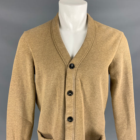 POLO by RALPH LAUREN Size M Tan Cotton / Polyester Buttoned Cardigan