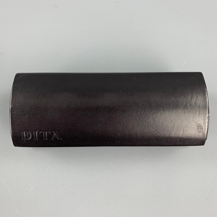 DITA Black Acetate Drop Sunglasses