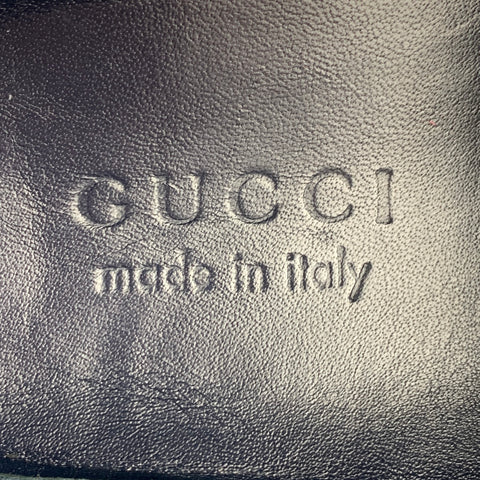 GUCCI GG Supreme Monogram Blooms Dublin Taille 9 Baskets à enfiler en toile enduite florale bleue et blanche