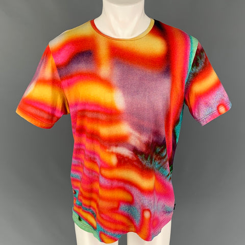 PS by PAUL SMITH Size XL Multi-Color Print Cotton Crew-Neck T-shirt