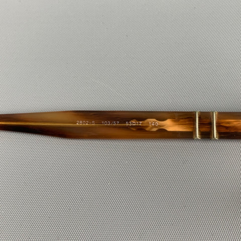 PERSOL Tan Acetate Rectangle Frames