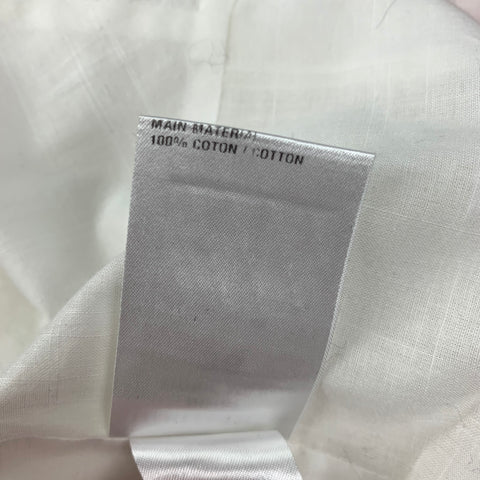 CHLOE Taille 2 Haut décontracté en coton blanc cassé avec cordon de serrage