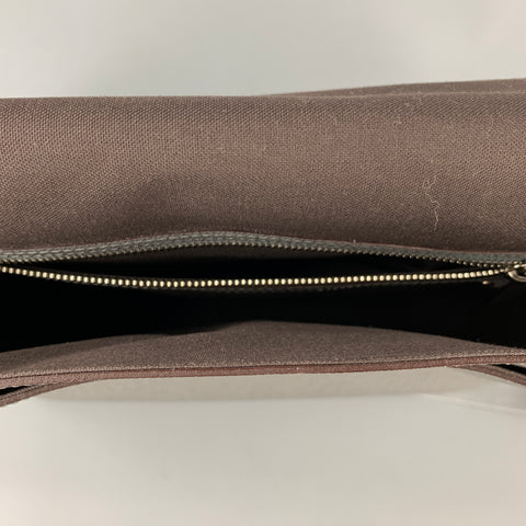 LOUIS VUITTON Grey Leather Taiga Roma MM Messenger Bag