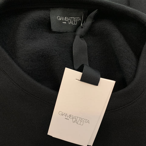 GIAMBATTISTA VALLI Talla XL Jersey de algodón blanco y negro