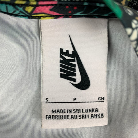 NIKE x Ricardo Tisci Size S Multi-Color Floral Polyester Crew-Neck T-shirt