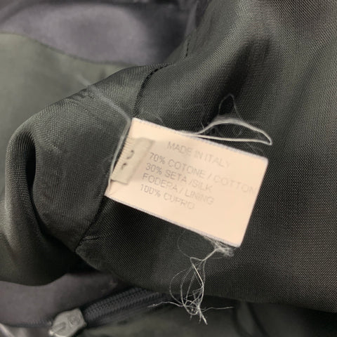 BOTTEGA VENETA Size 4 Black Cotton Silk Pencil Skirt