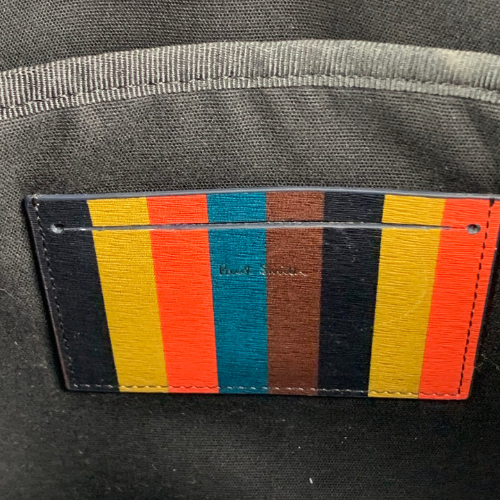 PAUL SMITH Black Leather Briefcase Bag