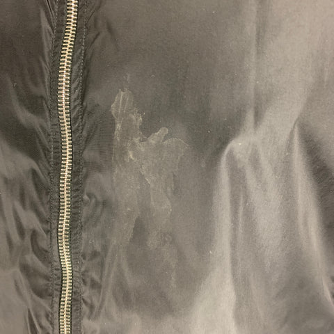 PRADA Size L Black Nylon Windbreaker Zip-Up Jacket