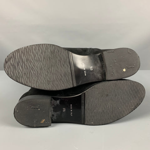 AQUATALIA Size 9.5 Black Suede Boots