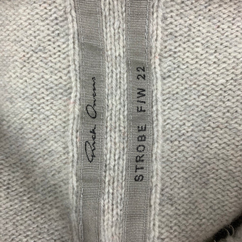 RICK OWENS Size S Grey Heather Cashmere Wool Maxi Skirt