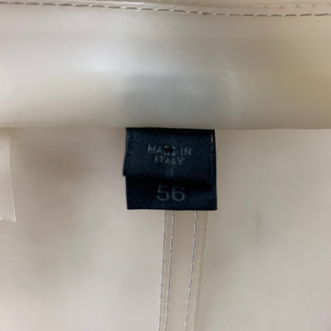 BURBERRY PRORSUM SS 13 Size 46 Beige Rubber Raincoat